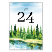 山素朴結婚の テーブルナンバー (裏面)