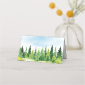 山素朴結婚の プレイスカード (裏面)