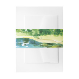 山素朴結婚の 招待状ベリーバンド