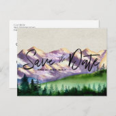 山素朴結婚の | 日付ポストカードの保存 案内ポストカード (正面/裏面)