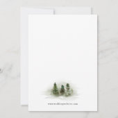 山素朴結婚式招待状 招待状 (裏面)