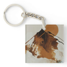 山素朴絵を描ランドスケープ装飾用クッション