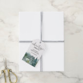 山素朴野外テーマ森林林の恩恵 ギフトタグ (より糸付き)