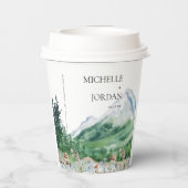 山素朴野花 |ボホ結婚ーの 紙コップ (裏面)