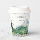 山素朴野花 |ボホ結婚ーの 紙コップ (正面)