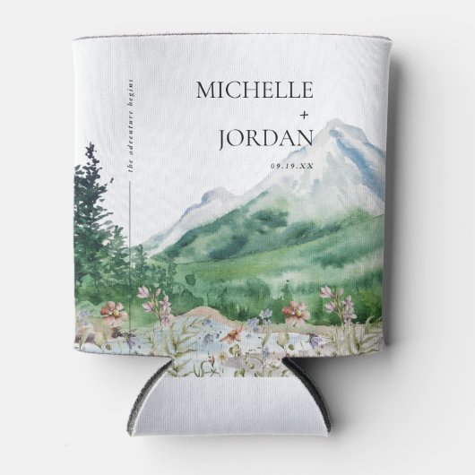 山素朴野花 |ボホ結婚ーの 缶クーラー (正面)