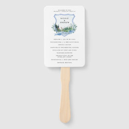 山素朴野花 |結婚式 プログラム ハンドファン