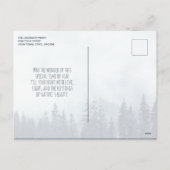 山素朴青パインズメリークリスマスフォト シーズンポストカード (裏面)