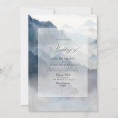 山結婚の 招待状 (正面)