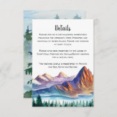 山結婚囲カード エンクロージャーカード (正面/裏面)