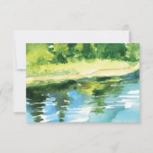 山結婚式招待状応答カード サンキューカード (裏面)