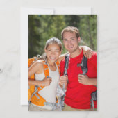 山結婚自然の写救真日 セーブザデート (裏面)