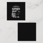 山羊が好きで幸せになれ買ない スクエア名刺 (正面/裏面)