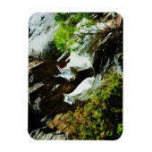 山羊とベビー抽象芸術 マグネット (縦)