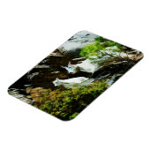 山羊とベビー抽象芸術 マグネット (左側)