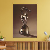 山羊と親睦を持つ キャンバスプリント (インサイチュ (リビング))