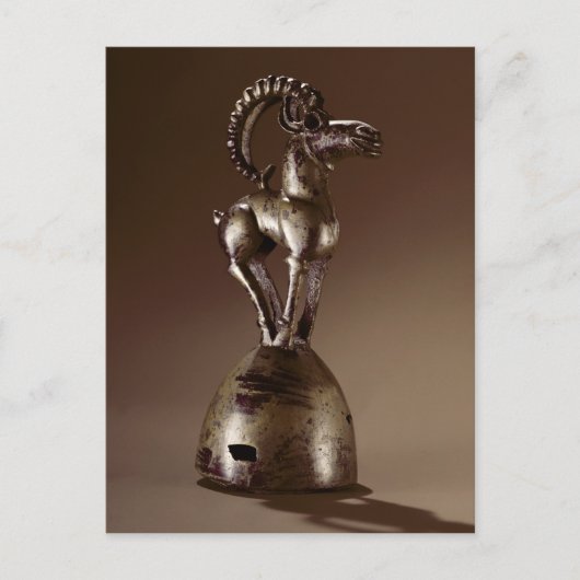 山羊と親睦を持つ ポストカード (正面)