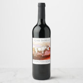 山羊のワインラベルより高い ワインラベル (正面)