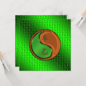 山羊の年 カード (正面/裏面インサイチュ)