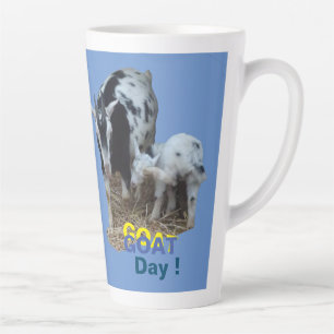 山羊の日のお客さん。BGカラーラテMug カフェラテマグ