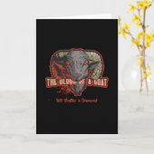 山羊の血は山羊を打つ カード (黄色い花)