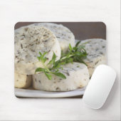 山羊フランスのチーズ-山形-ハーブを付ける マウスパッド (マウス)