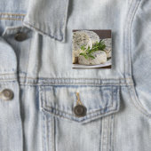 山羊フランスのチーズ-山形-ハーブを付ける 缶バッジ (インサイチュ)