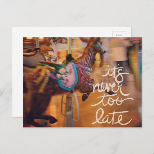 山羊メリーは決して遅過ぎることはない シーズンポストカード (正面/裏面)