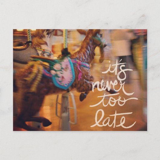 山羊メリーは決して遅過ぎることはない シーズンポストカード (正面)