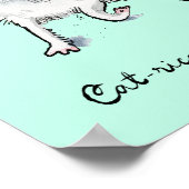 山羊座おもしろいポスター〔占星術の〕十二宮図キャットスターの看板ポスター ポスター (角)