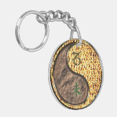 山羊座と火ヤギ キーホルダー (正面左)