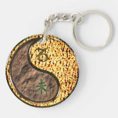 山羊座と火ヤギ キーホルダー (裏面)