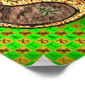 山羊座と火ヤギ ポスター (角)