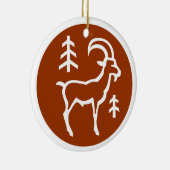 山羊座のオーナメント セラミックオーナメント (右)