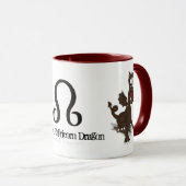 山羊座のサイン北の月の節点 マグカップ (正面右)