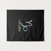 山羊座のシンボル 占星術 海の山羊 ギフト タペストリー (正面(横))