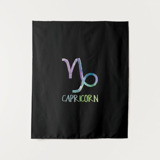 山羊座のシンボル 占星術 海の山羊 ギフト タペストリー (正面)