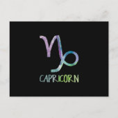 山羊座のシンボル 占星術 海の山羊 ギフト ポストカード (正面)