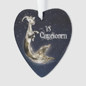 山羊座のハート オーナメント (正面)