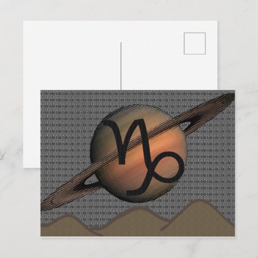 山羊座のポストカード ポストカード (正面/裏面)