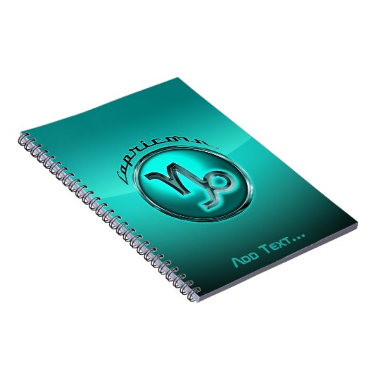 山羊座の占星術のな印 ノートブック (右側)