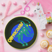 山羊座の占星術の印の(占星術の)十二宮図の紙皿 ペーパープレート (パーティー)