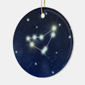 山羊座の星座|の名前をカスタムする セラミックオーナメント (左)