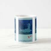 山羊座の星座、ヴィンテージ占星術、星占い コーヒーマグカップ (中央)