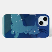 山羊座の星座、ヴィンテージ占星術、星占い Case-Mate iPhoneケース (裏面 (横))