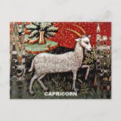 山羊座の誕生日パーティー ポストカード (正面)