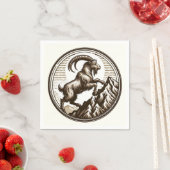 山羊座の誕生日占い スタンダードカクテルナプキン (インサイチュ)