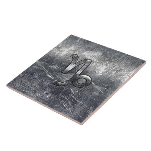 山羊座の(占星術の)十二宮図の記号の産業スタイル タイル (側面)