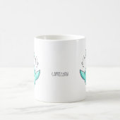 山羊座の(占星術の)十二宮図動物のマグ コーヒーマグカップ (中央)