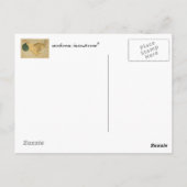 山羊座はがき ポストカード (裏面)